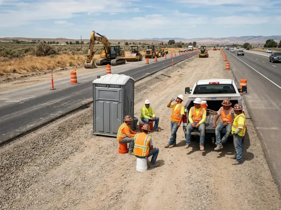 highway-road-construction-crew-007 — frequently asked questions, Porta Potty and Restroom Rentals in Battle Mountain, NV